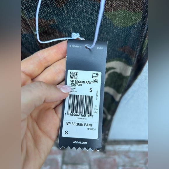 Adidas × Ivy Park Trail Sequin camo Pants size small camouflage leggings - Picture 8 of 9